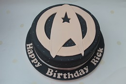 star trek birthday cake